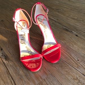 Sam Edelman red high heels